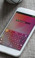 Pink waterfall Keyboard Theme ảnh chụp màn hình 2