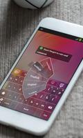 Pink waterfall Keyboard Theme ảnh chụp màn hình 3
