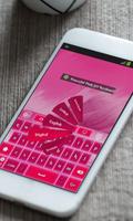 Poderoso rosa Keyboard Tema imagem de tela 1