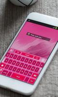 Poderoso rosa Keyboard Tema imagem de tela 2