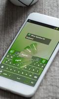 Prata Splashes Keyboard Tema imagem de tela 1