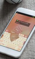 Tangerine Langur Keyboard Tema Cartaz