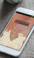 Tangerine Langur Keyboard Tema imagem de tela 3