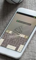 Wood deck Keyboard Theme ảnh chụp màn hình 1