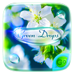 Green Drops GO Keyboard Theme