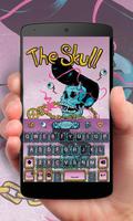 The Skull GO Keyboard Theme Ekran Görüntüsü 3