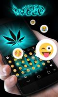 GO Keyboard Theme Weed تصوير الشاشة 3