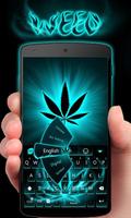 GO Keyboard Theme Weed تصوير الشاشة 1