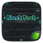 Black Tech GO Keyboard Theme أيقونة