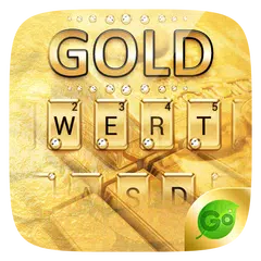 Gold Pro GO Keyboard Theme APK download