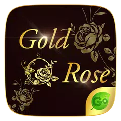 Gold Rose GO Keyboard Theme APK 下載
