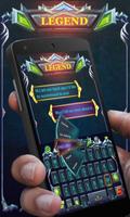 Legend Keyboard Theme Emoji poster