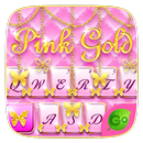 Pink Gold GO Keyboard Theme APK