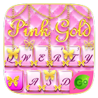 Icona Pink Gold GO Keyboard Theme