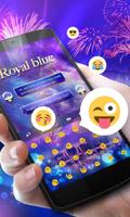 Royal Blue GO Keyboard Theme screenshot 1