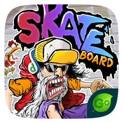 download Skate Graffiti GO Keyboard Theme APK