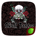 Skull Tatto GO Keyboard Theme aplikacja