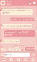 GO SMS/GOLauncher Flower theme Poster