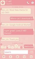 GO SMS/GOLauncher Flower theme Affiche