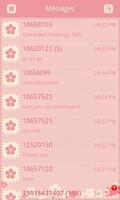 GO SMS/GOLauncher Flower theme captura de pantalla 1
