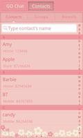 GO SMS/GOLauncher Flower theme captura de pantalla 3