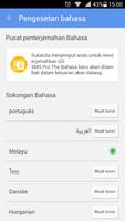 GO SMS Pro Malay package imagem de tela 1