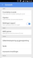 GO SMS Pro Norwegian language Cartaz