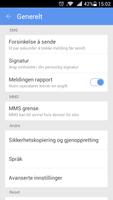 GO SMS Pro Norwegian language poster