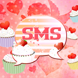 Coração cupcake Tema GO SMS