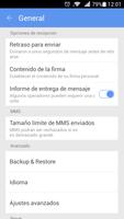 GO SMS Pro Spanish language pa Affiche