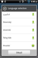 GO SMS Pro Croatian language capture d'écran 1