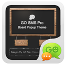 GO SMS Pro BlackBoard PopupThe APK