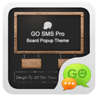 GO SMS Pro BlackBoard PopupThe biểu tượng