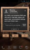 GO SMS Pro BlackBoard PopupThe постер