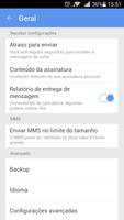 GO SMS Pro Portuguese-BR lang penulis hantaran