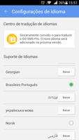GO SMS Pro Portuguese-BR lang تصوير الشاشة 1