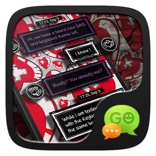 (FREE) GO SMS CRAZY LOVE THEME