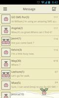 GOSMS Cute Beans THEME ภาพหน้าจอ 1