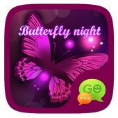 (FREE) GO SMS BUTTERFLY THEME ícone