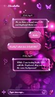 (FREE) GO SMS BUTTERFLY THEME syot layar 2