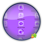 GO SMS Pro Theme Purple Nexus icon
