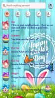 FREE-GOSMS HAPPY EASTER THEME screenshot 1