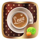 (FREE)GO SMS LOVE COFFEE THEME icône