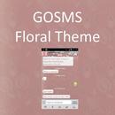 GO SMS Pink Flower Theme APK