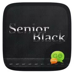 FREE-GO SMS SENIOR BLACK THEME APK download