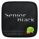 FREE-GO SMS SENIOR BLACK THEME icon