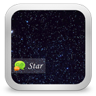 GO SMS StarrySky Theme icône