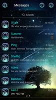 (FREE) GO SMS PRO STARRY THEME capture d'écran 1