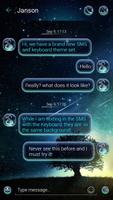 (FREE) GO SMS PRO STARRY THEME capture d'écran 2