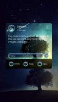 (FREE) GO SMS PRO STARRY THEME Ekran Görüntüsü 3
